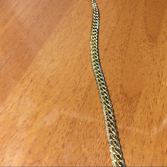Mens "Jax" 18K REAL Gold Plated 6mm Curb Chain - Picture 2 of 8